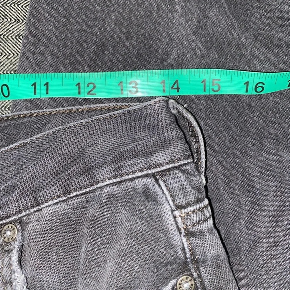 Free people We the free Cropped Distressed Button Fly Denim jeans - Picture 6 of 8